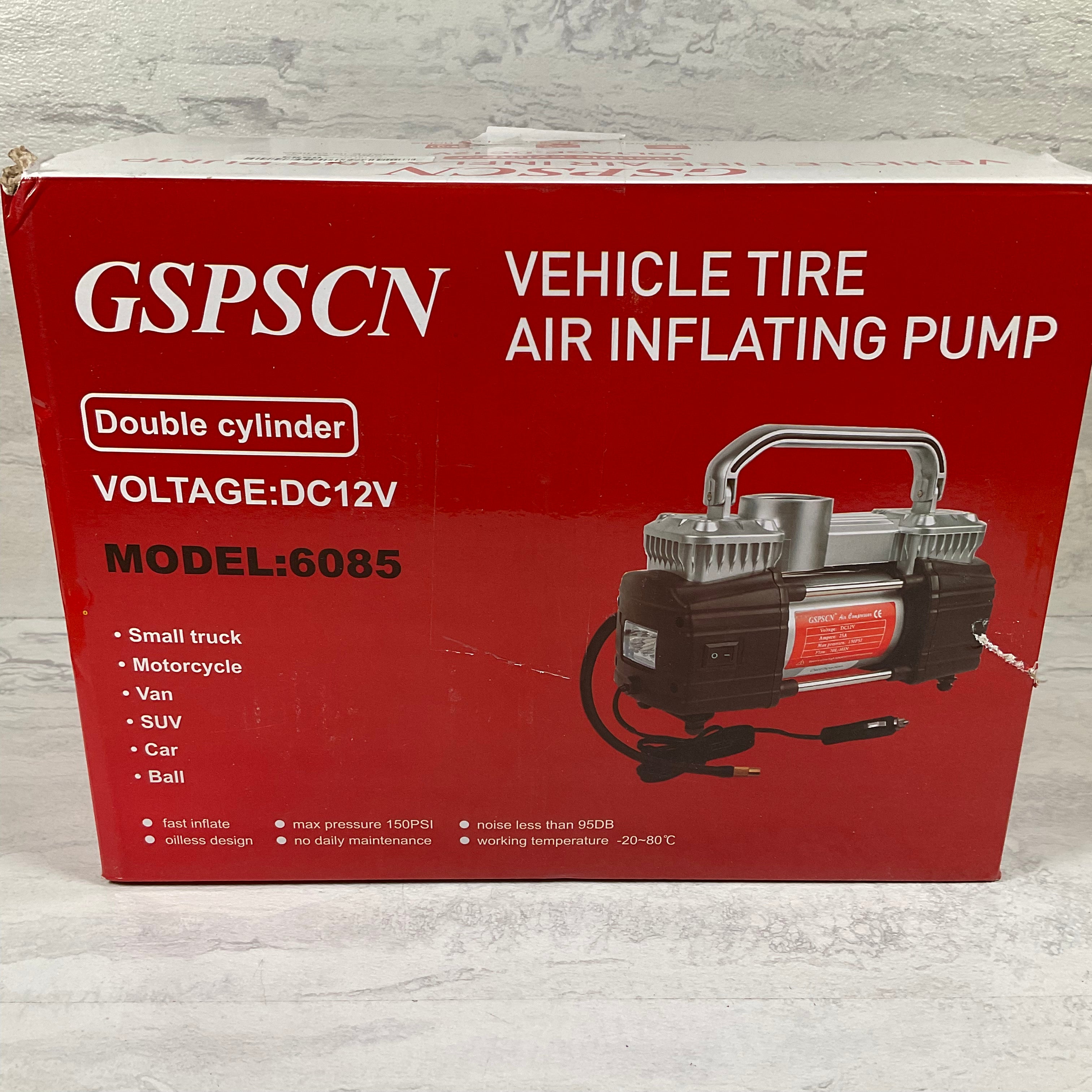 Tire Inflator Heavy Duty 12V Air Compressor Pump 150PSI (7341412778222)